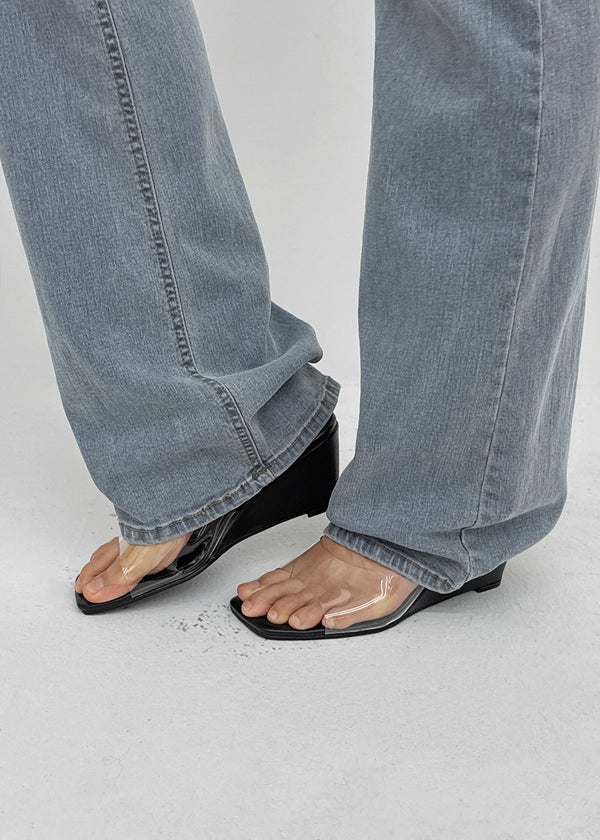 [MADE] Blur Low Rise Bootcut Denim Pants
