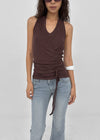 Poplit Wrap Halter Sleeveless