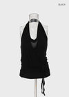 Poplit Wrap Halter Sleeveless