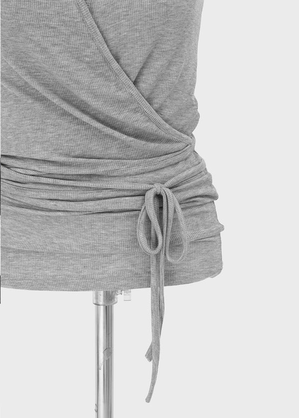 Poplit Wrap Halter Sleeveless