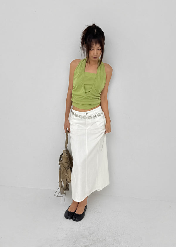 Quaf Layered Halter Tube Top