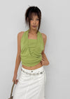 Quaf Layered Halter Tube Top