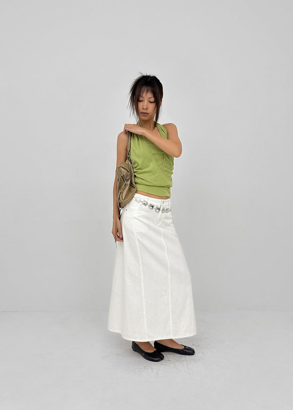 [MADE] Vuel Linen-Like Long Skirt