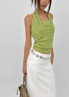 Quaf Layered Halter Tube Top