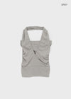 Quaf Layered Halter Tube Top