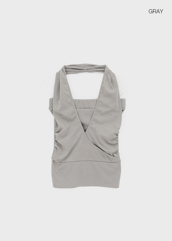 Quaf Layered Halter Tube Top