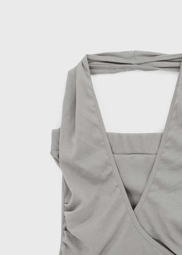 Quaf Layered Halter Tube Top