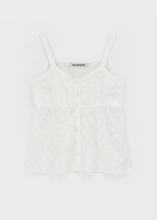 [MADE] Cocotin Punching Sleeveless Blouse