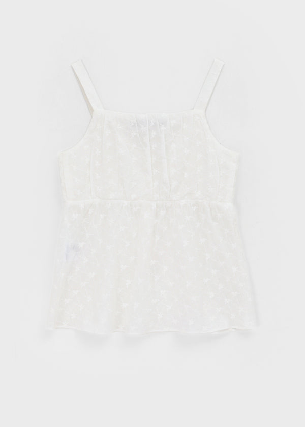 [MADE] Cocotin Punching Sleeveless Blouse