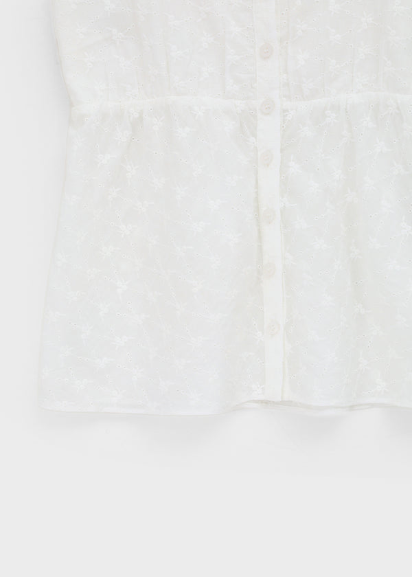 [MADE] Cocotin Punching Sleeveless Blouse