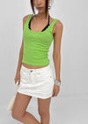 Stulty Deep U-neck Sleeveless