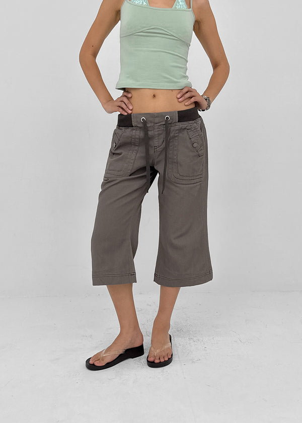 Tucker Capri Elastic Waist Pants