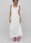 [MADE] Hishi Henley Sleeveless Long Dress