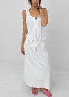 [MADE] Hishi Henley Sleeveless Long Dress