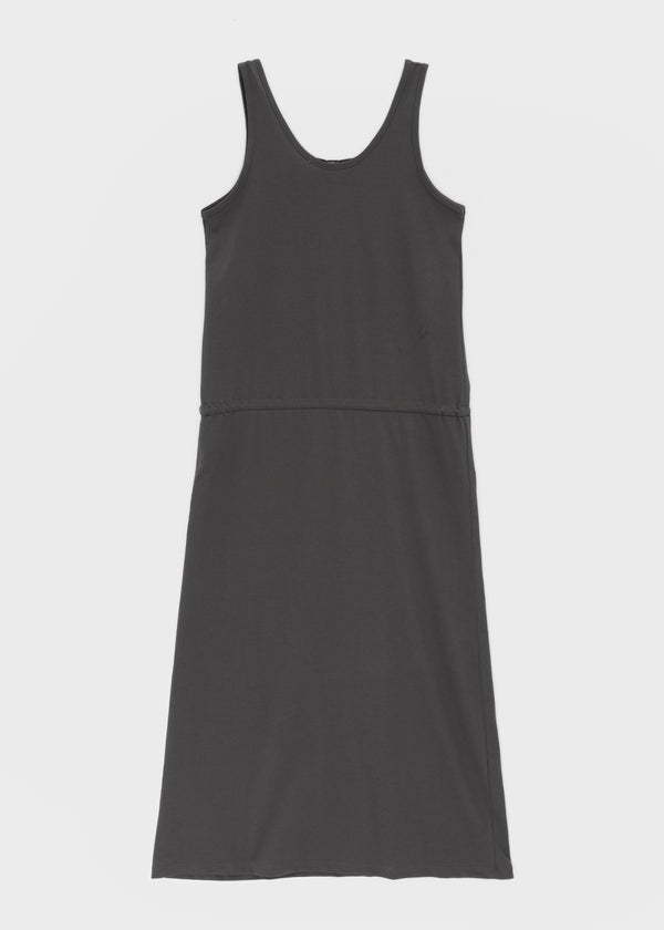 [MADE] Hishi Henley Sleeveless Long Dress