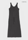 [MADE] Hishi Henley Sleeveless Long Dress