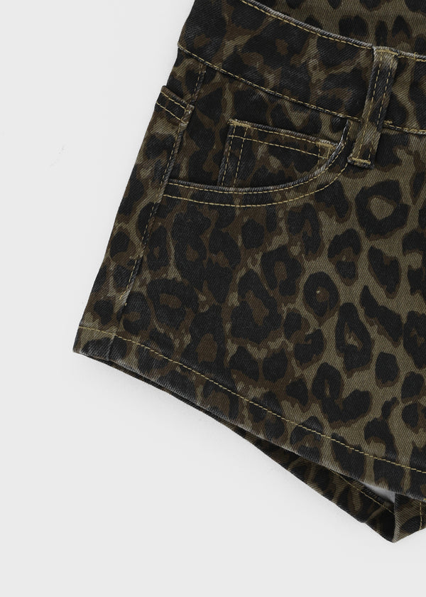 Komsha Leopard Shorts