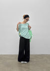 Dermal Loose Fit Off-shoulder Short Sleeve Tee