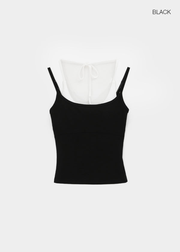 Robpa Halter Layered Sleeveless (Built-in Cap)
