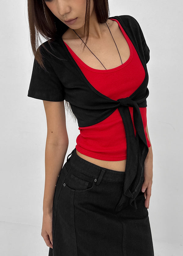 Epoch Short-sleeve Bolero Cardigan