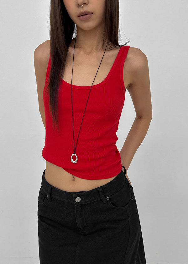 Stulty Deep U-neck Sleeveless