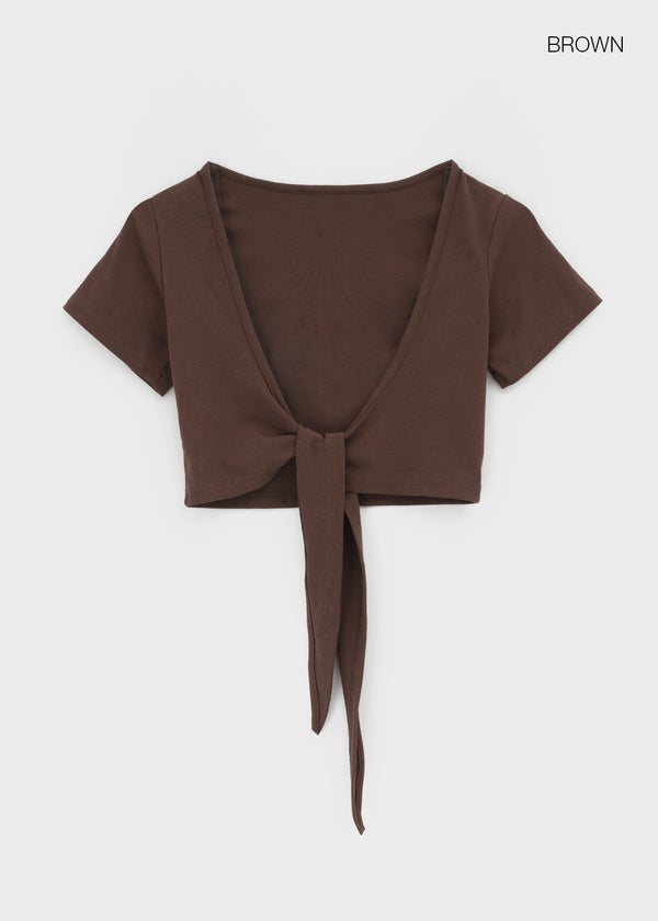 Epoch Short-sleeve Bolero Cardigan