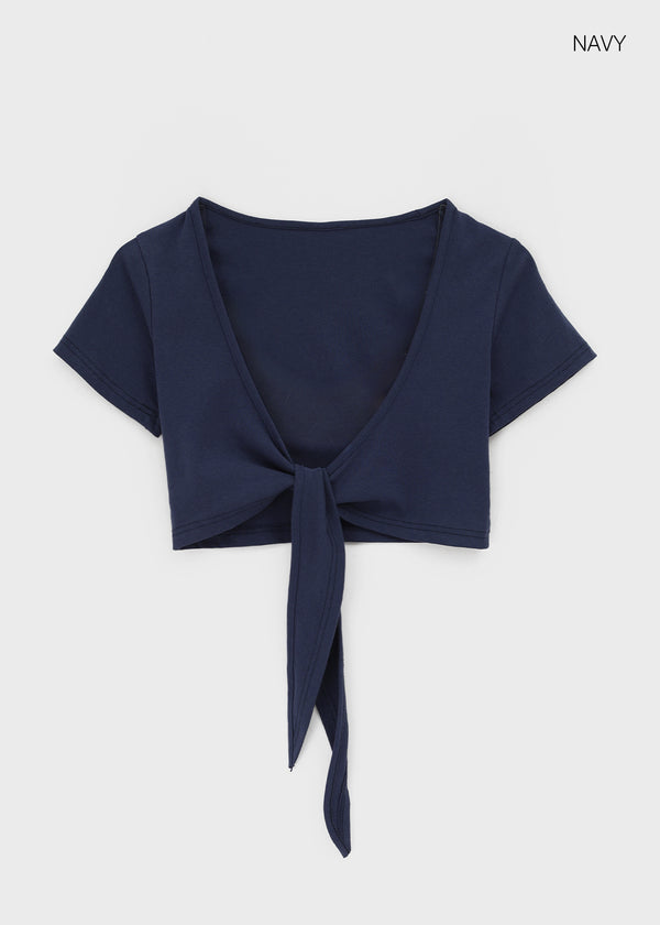 Epoch Short-sleeve Bolero Cardigan