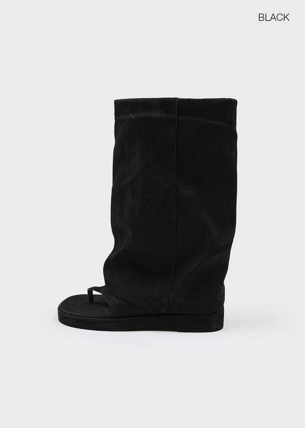Peulf Summer Flip-flops Mid-calf Boots