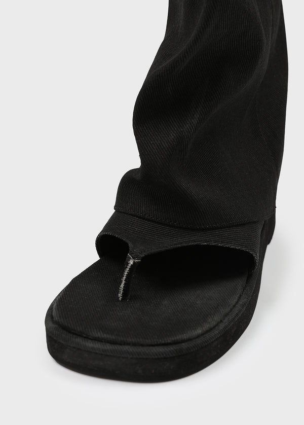 Peulf Summer Flip-flops Mid-calf Boots