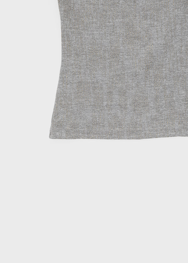 Tully Square Neck Ribbon Short Sleeve Tee