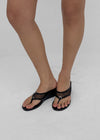 Glomme Mesh Wedge Heel Flip-flops