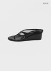 Glomme Mesh Wedge Heel Flip-flops