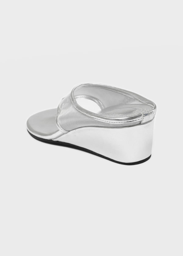Glomme Mesh Wedge Heel Flip-flops