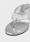Glomme Mesh Wedge Heel Flip-flops