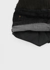 Tuper Denim Elastic Band Mini Skirt