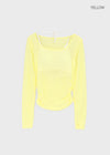 K-dump Set - Summer Long Sleeve T-shirt, Bra Top