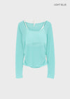K-dump Set - Summer Long Sleeve T-shirt, Bra Top