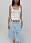 Stulty Deep U-neck Sleeveless