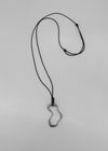 Salon View Drop Silver Pendant Necklace