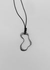 Salon View Drop Silver Pendant Necklace