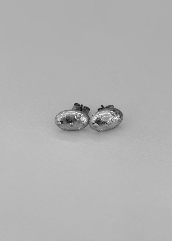 Vitoni Silver Bold Earrings