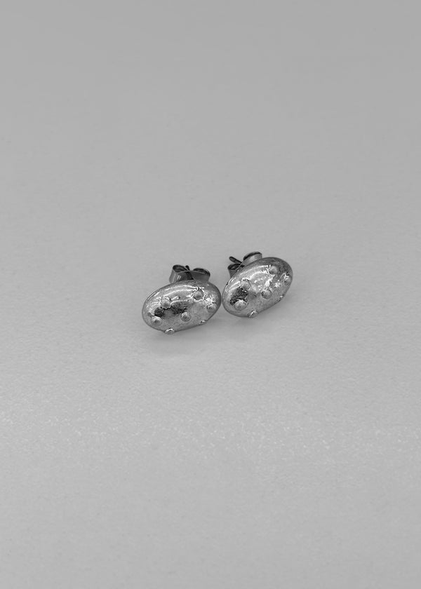 Vitoni Silver Bold Earrings