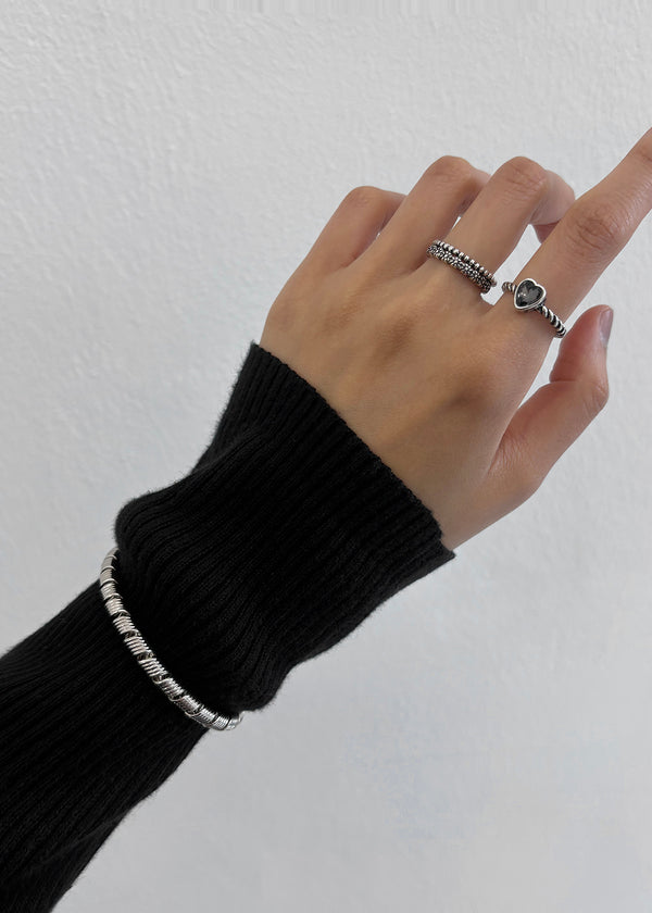 Teom Silver Open Bracelet