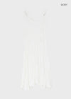Chellening Wrinkle Sleeveless Long Dress
