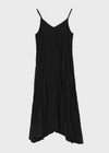 Chellening Wrinkle Sleeveless Long Dress