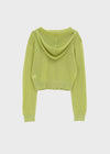 Post Summer Knit Zip-up Hoodie