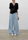 Chuking Summer Wide Denim Pants