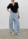 Chuking Summer Wide Denim Pants