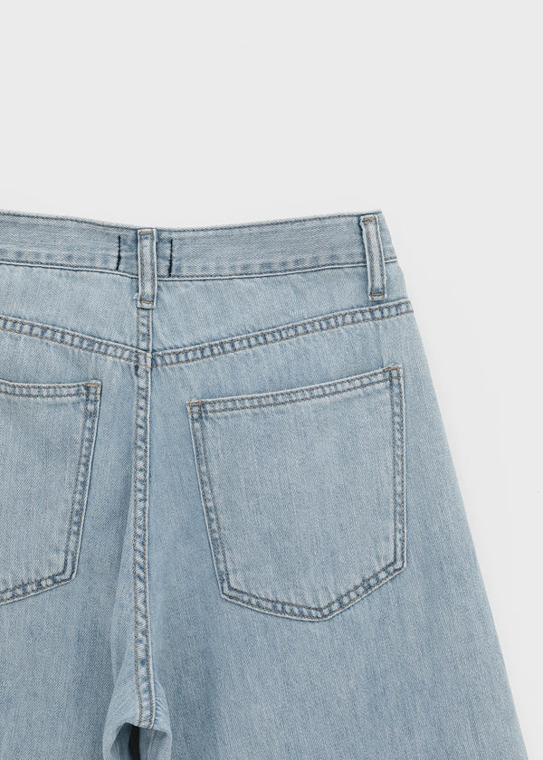 Chuking Summer Wide Denim Pants