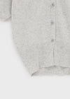 Viewbing Linen V-neck Short-sleeve Cardigan